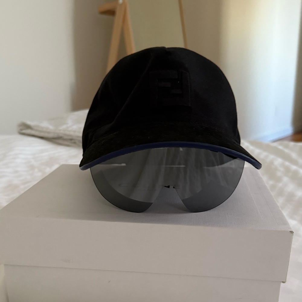 Fendi Black Cap with Visor